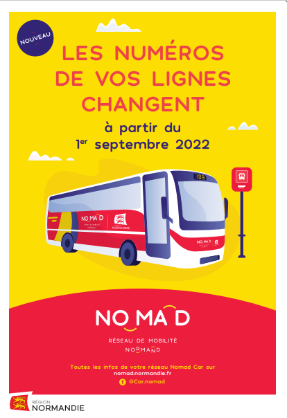 Réseau Nomad Car Calvados : rentrée septembre 2022